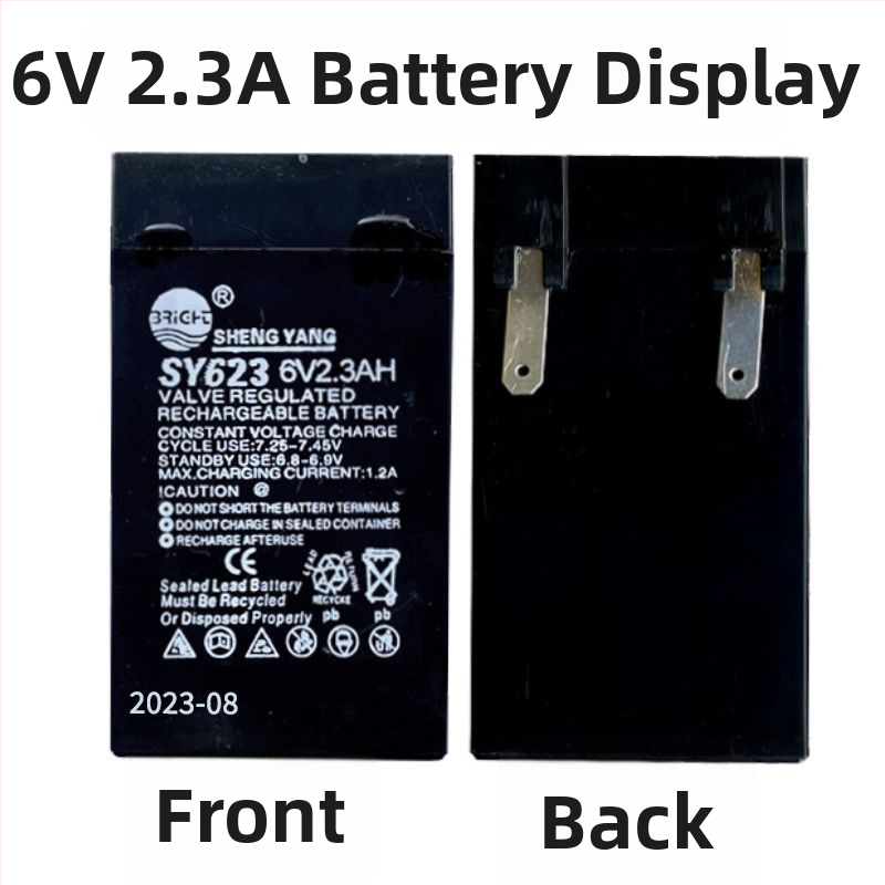Dobíjateľná batéria Shengyang SY625/TY623, 6V 2.3/2.5Ah, pre digitálnu pružinovú vyvažovaciu hlavu