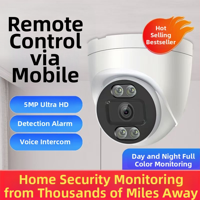 Cameră wireless pentru interior cu Wi‑Fi, monitorizare de la distanță pe telefon, vedere pe timp de noapte, monitorizare zi-noapte, intercom în timp real