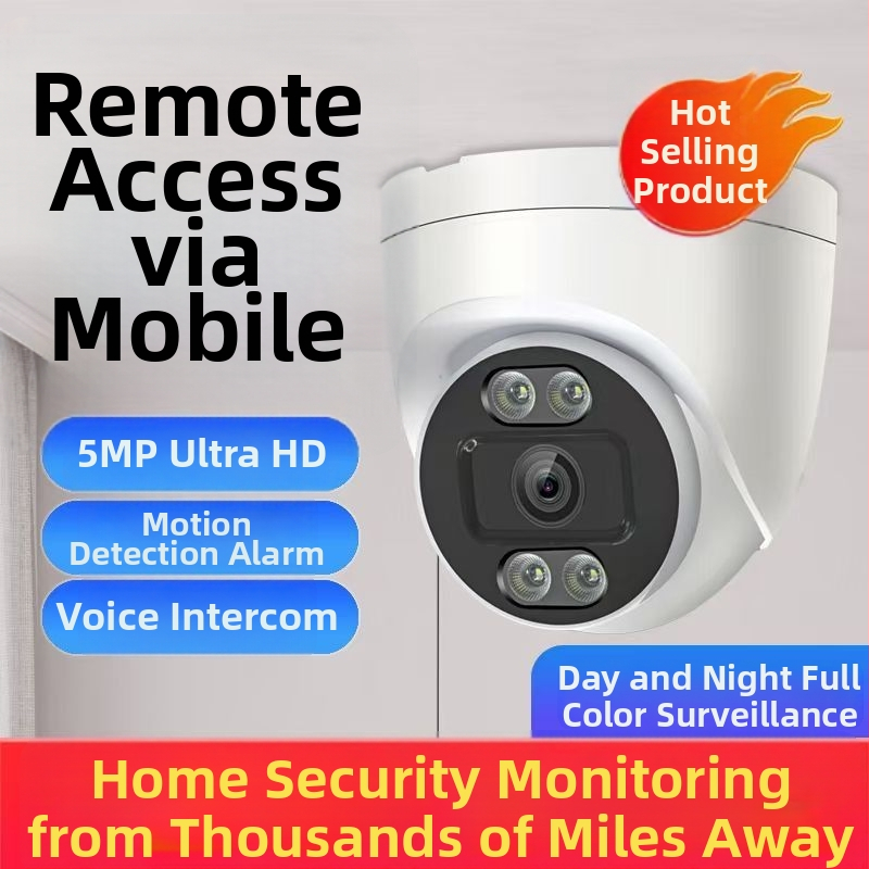 Cameră wireless pentru interior cu Wi‑Fi, monitorizare de la distanță pe telefon, vedere pe timp de noapte, monitorizare zi-noapte, intercom în timp real