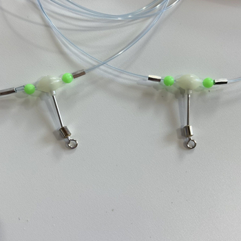 Комплект за морски риболов със вертикален риг и множество куки (Материал: найлонова нишка)