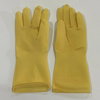 Yuelong латекс ръкавици за домакинство и кухня – противохлъзгащи, водоустойчиви, 10 двойки