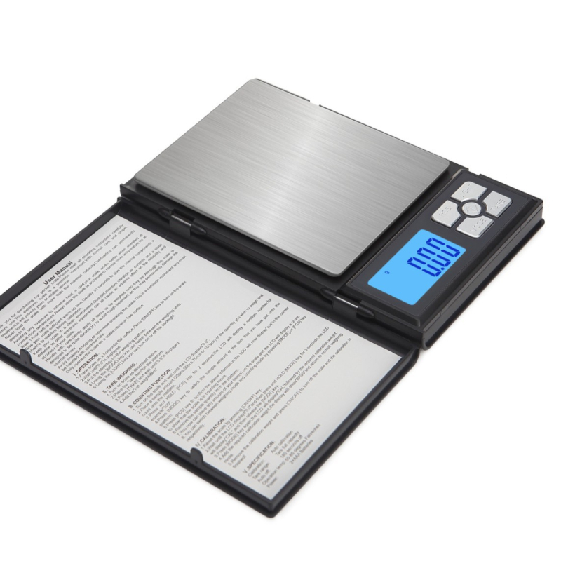 Prijenosna elektronička vaga za nakit i dragocjene materijale, preciznost 0,01 g, kapacitet 0,05–500 g / 0,5–2 kg, CX-T30 notebook model, CHANGXIE