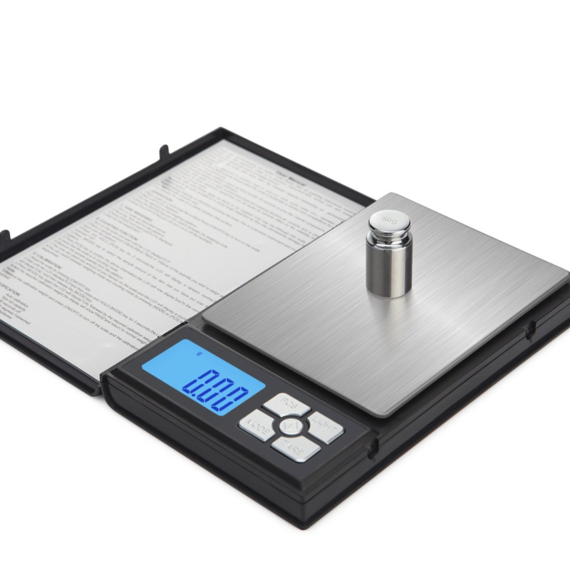 Prijenosna elektronička vaga za nakit i dragocjene materijale, preciznost 0,01 g, kapacitet 0,05–500 g / 0,5–2 kg, CX-T30 notebook model, CHANGXIE