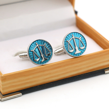 Mandzsettagombok, réz, balansált forma, Ruili férfi stílus, elektroplating, kód A0364