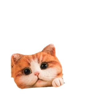 Gyapjúfilcből készült DIY macska baba készlet - modern minimalista stílus, hálószoba dekoráció, videó oktatóanyagokkal