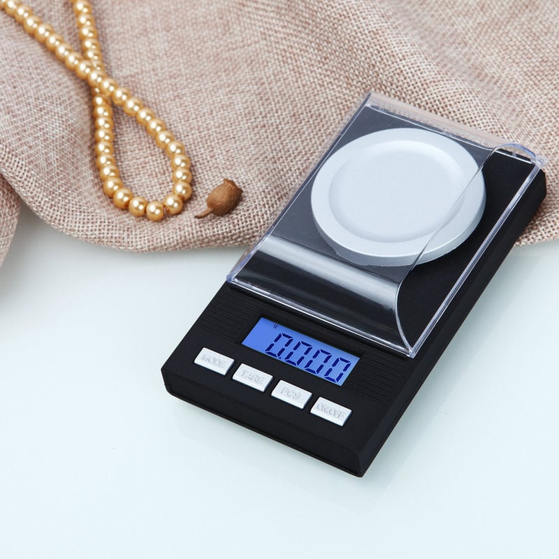 Mini vaga za nakit 0.001 g — visokoprecizna digitalna vaga za miligrami i karati