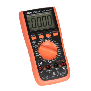 VC9805A Digitalni multimetar s mjerenjem kapaciteta i induktivnosti, frekvencije i temperature, digitalni zaslon