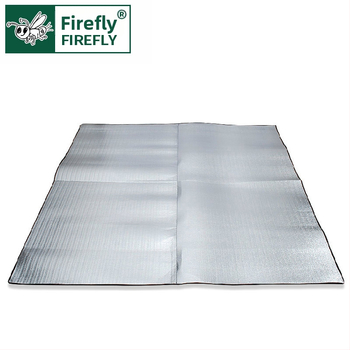 Dvostrana kamping podloga s aluminijskim filmom, za vanjske piknike, vodootporna izolirajuća podloga, 200 × 150 cm, za 1–3 osobe