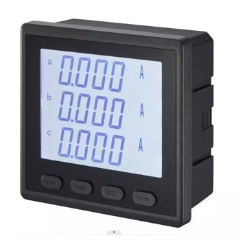 Trojfázový viacfunkčný merač výkonu s LCD displejom a RS-485 sieťovou komunikáciou pre priemyselné použitie