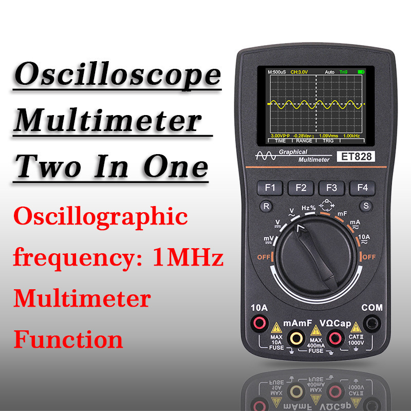 ET828PRO Osiloskop i multimetar — 1 MHz, dva u jednom