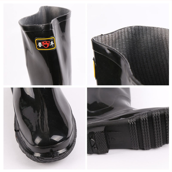 Ghete de ploaie Yufeng din PVC, înalte, izolate și impermeabile, încălțăminte de lucru pentru exterior