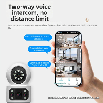 Vnútorná bezdrôtová kamera na monitorovanie od FBEAUTL s detekciou pohybu (ABS plast; vnútorné použitie)