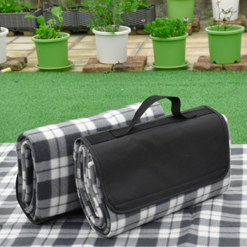 Vanjska kamping podloga – od flanel materijala, vodootporna i otporna na vlagu, za 2–4 osobe, 0,5 kg, sklopiva i prijenosna