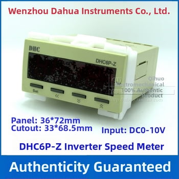 Tahometar za inverter DHC6P-Z DP6-Z – Wenzhou Dahua, ulaz DC 0-10V analogni, raspon mjerenja 1999