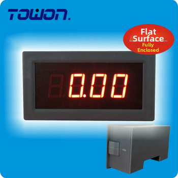 TOWON YB5135F ψηφιακός μετρητής συχνότητας με οθόνη, εύρος 0.5 Hz-9999 Hz, πλήρως στεγανού περιβλήματος, επίπεδα εισόδου -30 V-0.6 V / 4-30 V