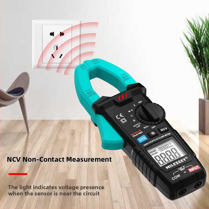 Mileseey MC631 digitális csipeszes ampermérő AC/DC-hez – nagy pontosságú, univerzális, többfunkciós