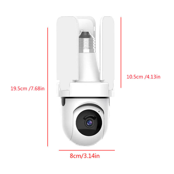 IP kamera 1080P s 4mm objektivom, 360° pogled, unutarnja uporaba, noćno infracrveno snimanje do 10 m