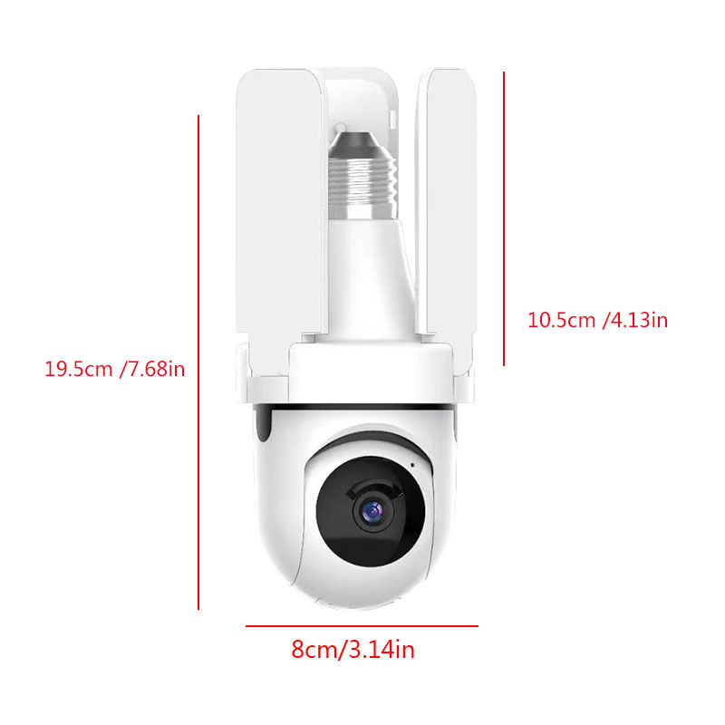 IP kamera 1080P s 4mm objektivom, 360° pogled, unutarnja uporaba, noćno infracrveno snimanje do 10 m