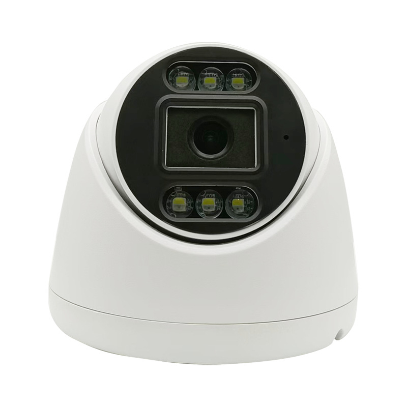 4MP PoE hemisferna IP kamera s punom bojom noćnog vida, 3,6 mm objektiv, minimalna osvijetljenost 0,01 lx, IR do 25 m