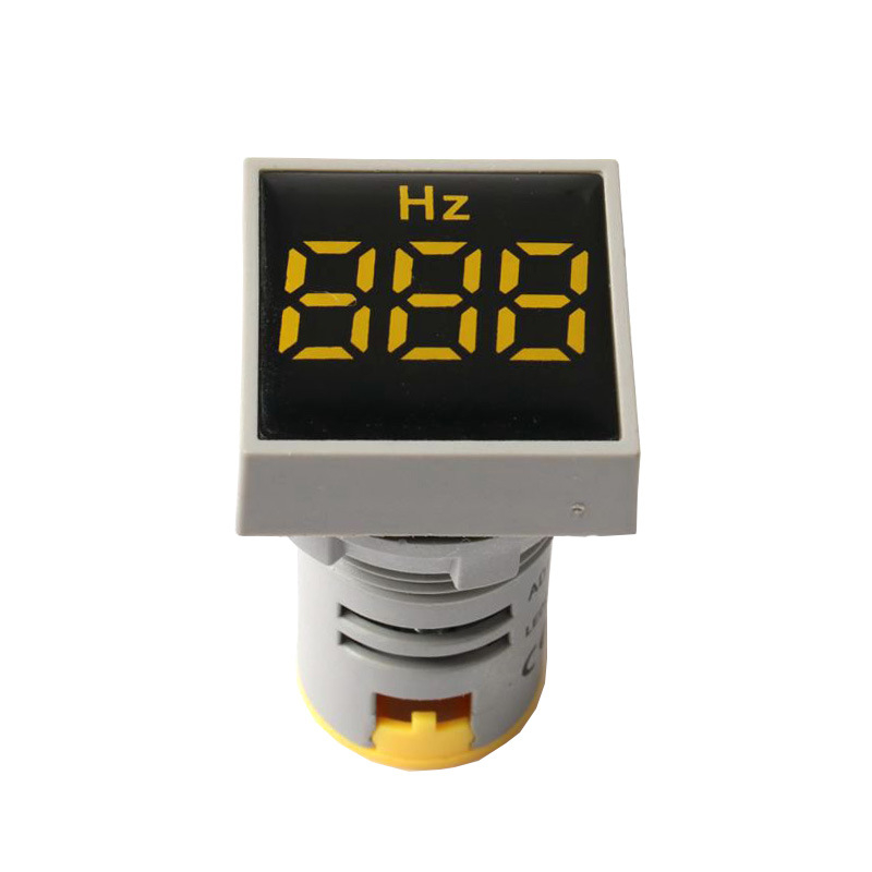LED Hz метър с цифров дисплей AD16-22HZMS, индикатор за честота на AC, измерване 0-99 Hz, точност ±2%, амплитуда на входен сигнал 20-500