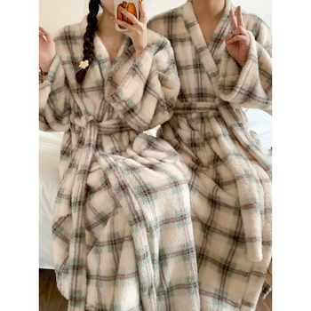 Fürdőköpeny pároknak, plüss fleece, poliészter, uniszex, téli modell