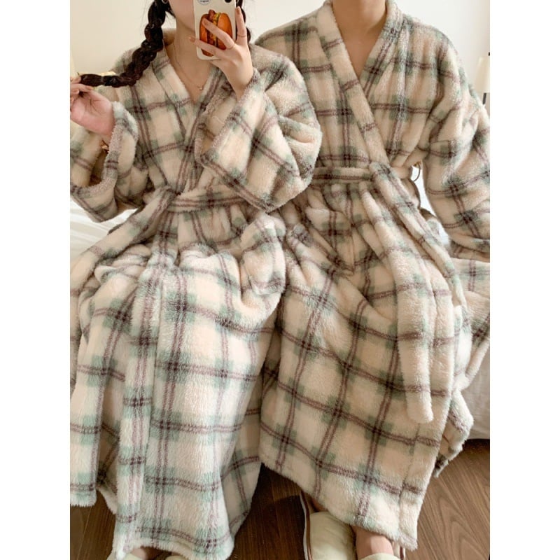 Fürdőköpeny pároknak, plüss fleece, poliészter, uniszex, téli modell