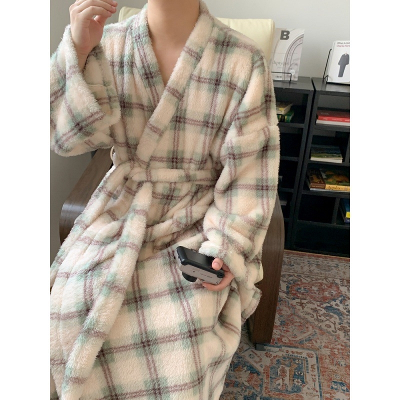 Fürdőköpeny pároknak, plüss fleece, poliészter, uniszex, téli modell