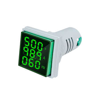 Jiuji digitális LED kijelző AC áramhoz, feszültséghez és frekvenciához — három az egyben Hz-mérő (licencelt magáncímke)