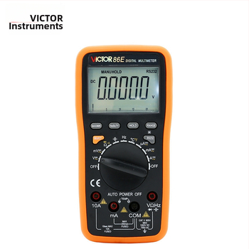 Victory Instruments VC86E 4,5-цифрен цифров мултиметър с измерване на честота, капацитет и температура, USB интерфейс