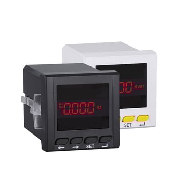 Digitális kijelzős energiamérő: aktív teljesítmény, reaktív teljesítmény és teljesítményfaktor monitorozása
