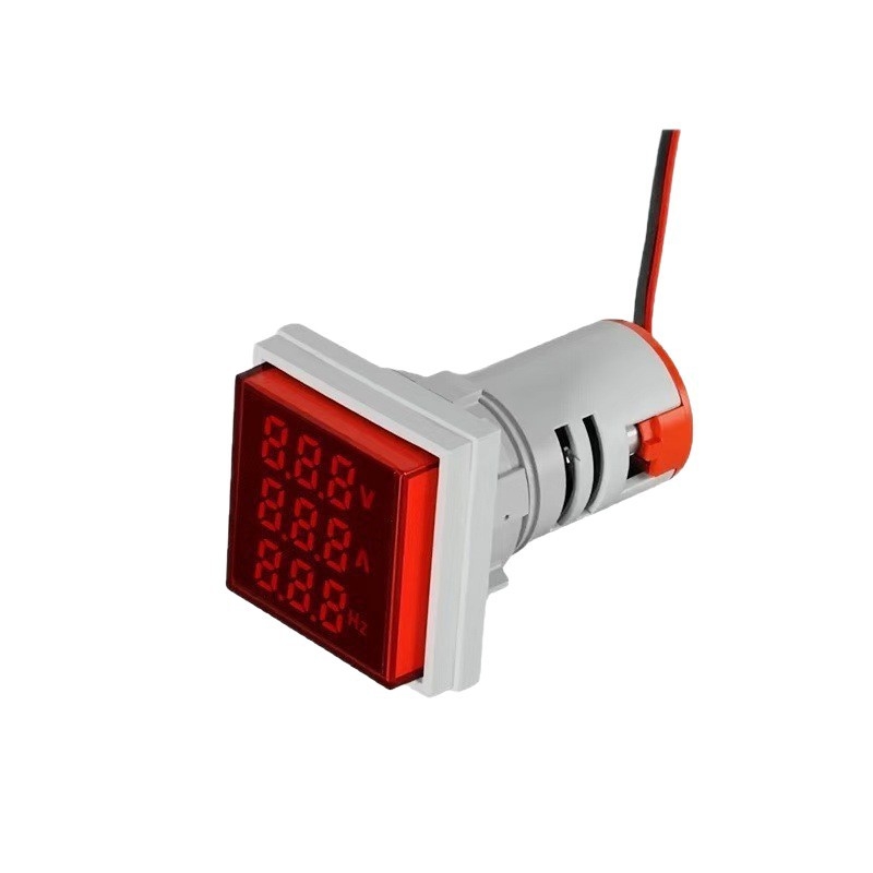 Digitális feszültség- és árammérő Ad101-22vahzs — AC 50–380V tartomány, 220V bemenet, AC50–500V kimenet, -25°C-tól 55°C-ig, voltmérő, ampermérő és frekvencia- és hőmérsékletmérés