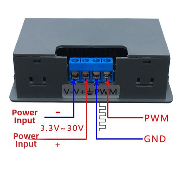 WPWM PWM modul s nastaviteľnou frekvenciou impulzu — nastaviteľný pracovný cyklus — generátor signálu štvorcovej/pravouhlej vlny — model Xy-wpwm