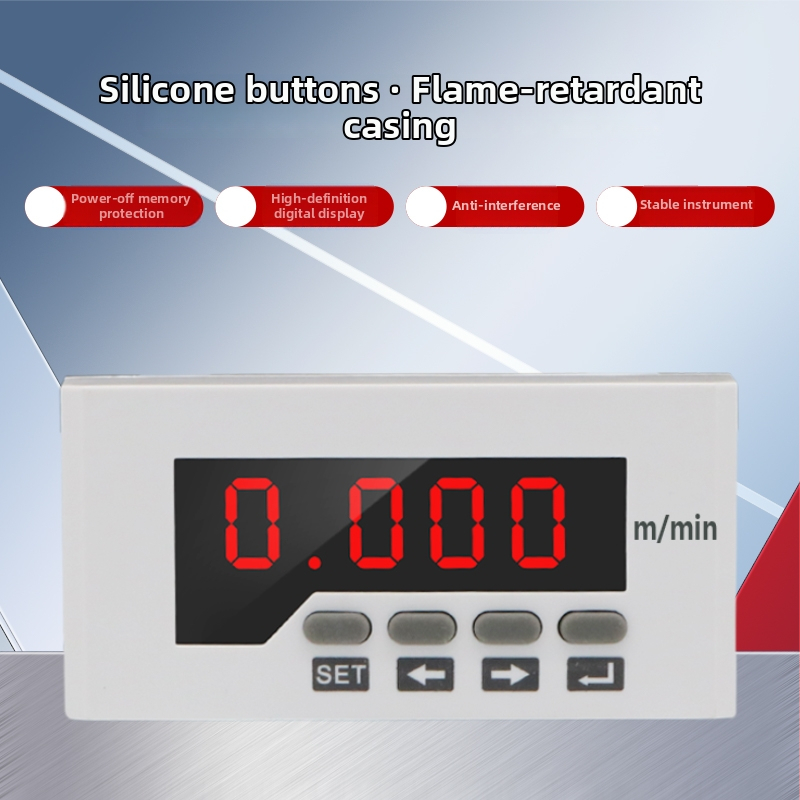 Digitálny tachometer s 0-10V vstupom, externý frekvenčný meter pre otáčky motora a rýchlosť línie