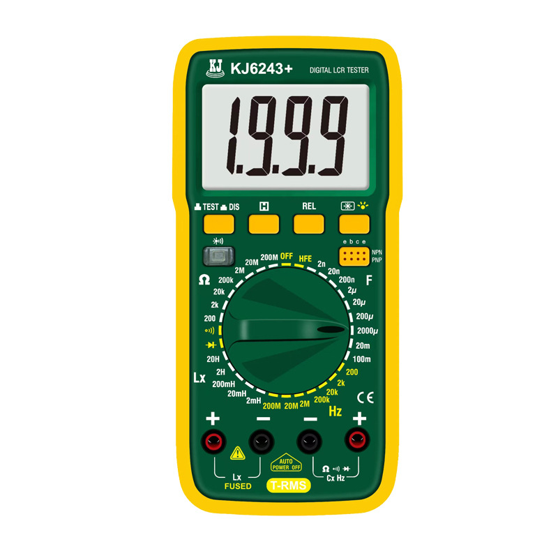 Kiemelkedő pontosságú digitális LCR-mérő kapacitás, induktivitás, ellenállás és frekvencia mérésére – teljes készlet több mint 6243 hivatalos konfigurációval