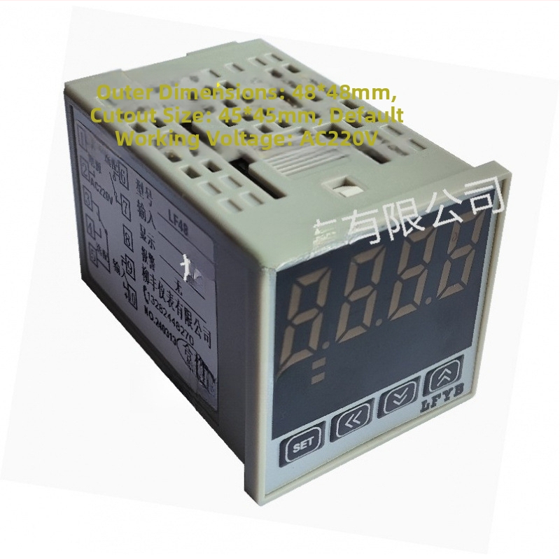 Vonkajší digitálny displej pre frekvenčný menič s tachometrom 0-10 RPM, ampermetrom a zobrazením frekvencie 4-20 mA, rozmery 48×96×48 mm