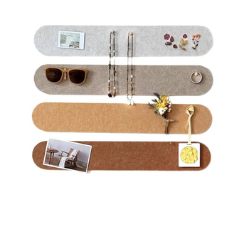 Bambuszból készült fotófal önadhéziós hátfallal, pasztorális stílus, Polaroid fotók kiállítására és kulcsok tárolására