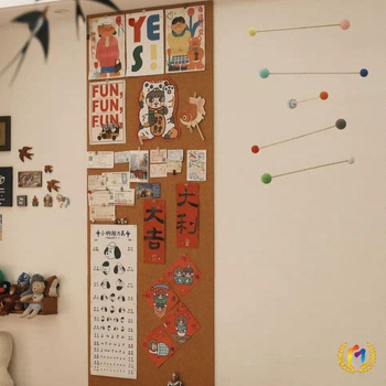 Filc falikép – önmagát ragadó fotóháttér panel Polaroidhoz, hálószobai faldekoráció és üzenőtábla