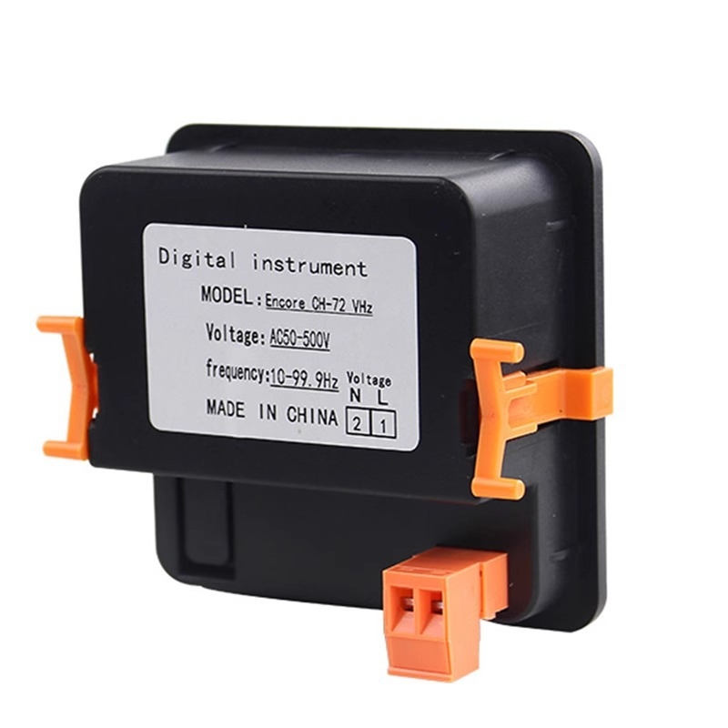 AC 50–500 V voltmetar, ugrađeni dizajn, visoka preciznost, LED-LCD zaslon, mjeri AC napon i frekvenciju