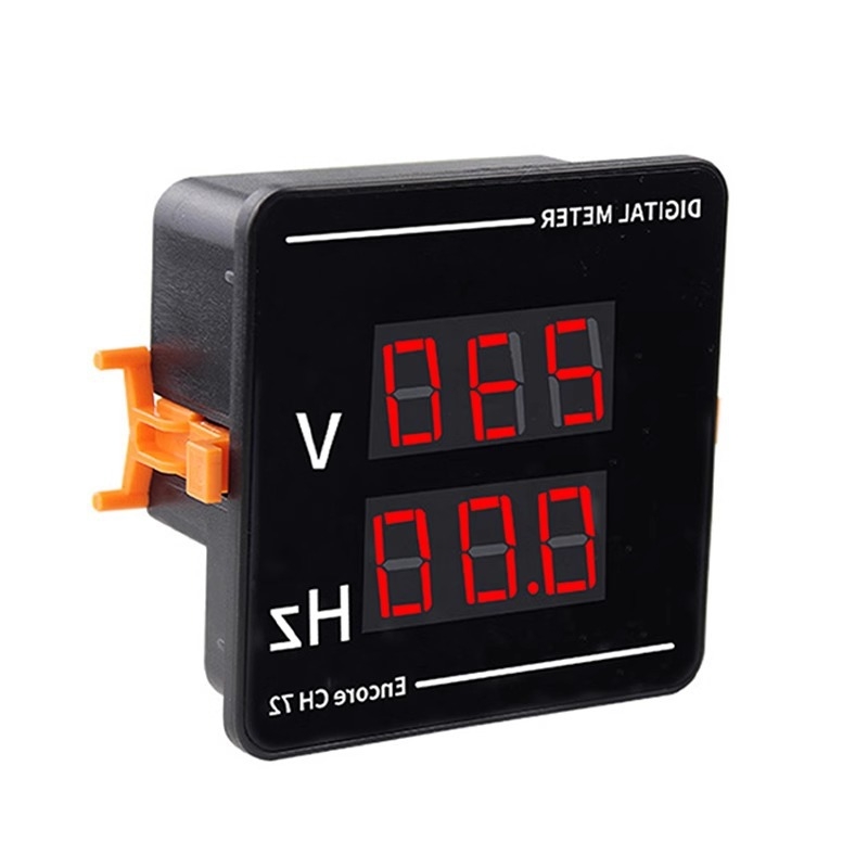 AC 50–500 V voltmetar, ugrađeni dizajn, visoka preciznost, LED-LCD zaslon, mjeri AC napon i frekvenciju