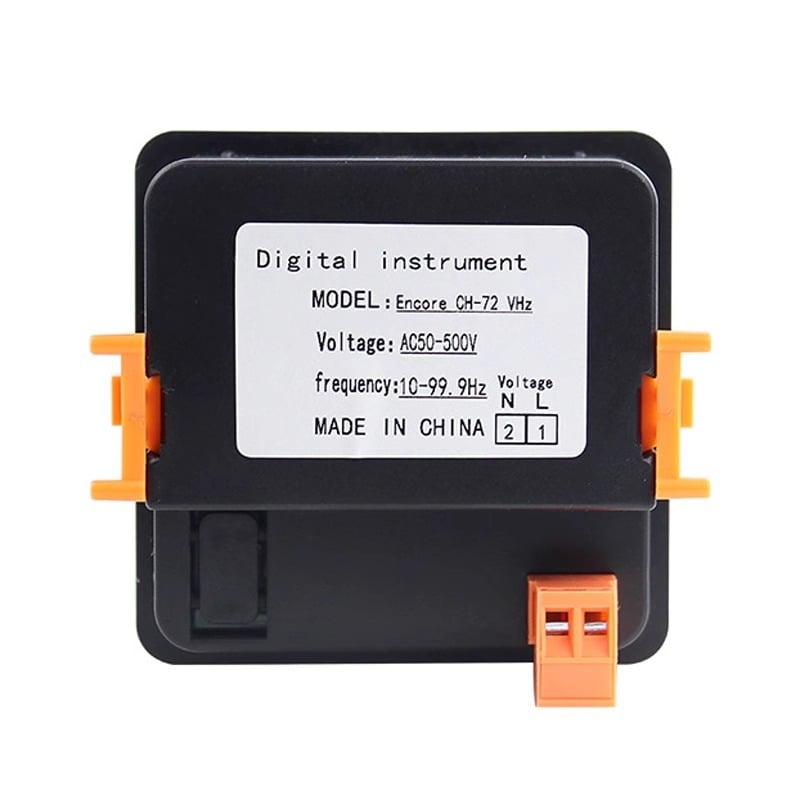 AC 50–500 V voltmetar, ugrađeni dizajn, visoka preciznost, LED-LCD zaslon, mjeri AC napon i frekvenciju