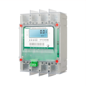 Háromfázisú négyvezetékes nagy teljesítményű mérő 250A, RS485, LCD kijelző, 50 Hz, intelligens mérő