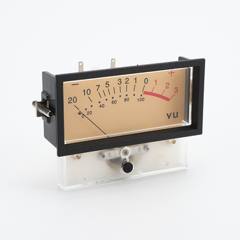 VU73 Magas pontosságú erősítőmérő, hátsó megvilágítású analóg mutatóval, mérés: teljesítmény és hangerő