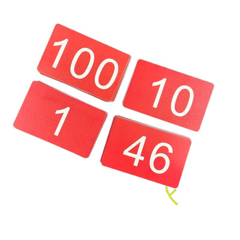 Κάρτα αναμονής και αριθμών, αδιάβροχο πλαστικό, εύρος 1-100