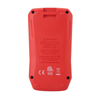 Unilide UT673PV 800W MPPT fotonaponski PV modul mjerni tester i multimetar