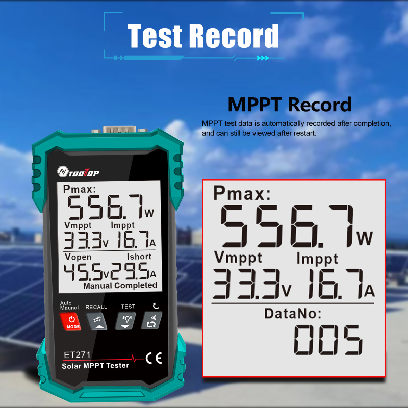 PV тестер MPPT ET271 0-1600W ±1%+5