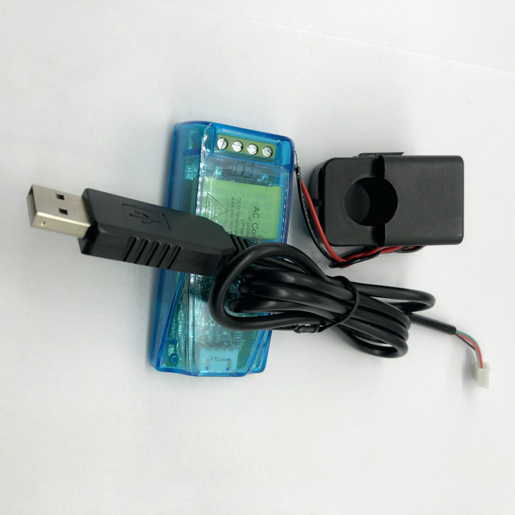 Modul de măsurare a tensiunii, curentului, puterii, frecvenței și energiei PZEM-004T cu comunicare TTL serială (Peacefair, alimentare 220V, precizie 1%)