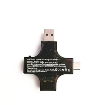 USB-C PD tester i mjerač napona i struje USB (UC96B) s Bluetoothom, raspon 4.5V-5A