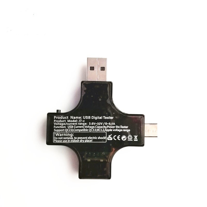 USB-C PD tester i mjerač napona i struje USB (UC96B) s Bluetoothom, raspon 4.5V-5A