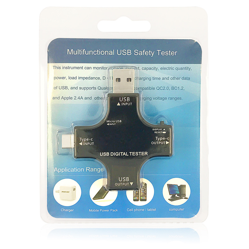 USB-C PD tester i mjerač napona i struje USB (UC96B) s Bluetoothom, raspon 4.5V-5A