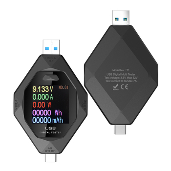 USB tester Type-C PD, DC digitalni voltmetar, ampermetar i mjerač snage